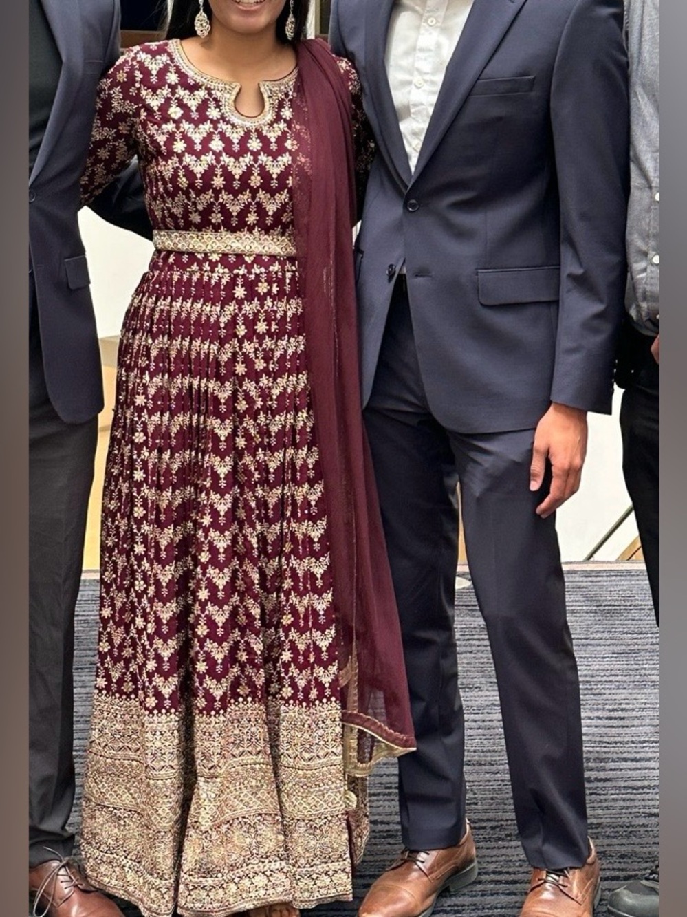 Full Indian Outfit (dress, bangles, earrings)
